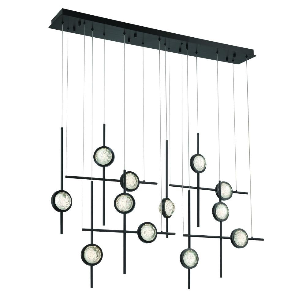 Barletta 53" LED Chandelier In Black
