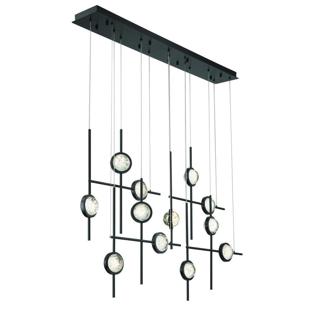 Barletta 53" LED Chandelier In Black