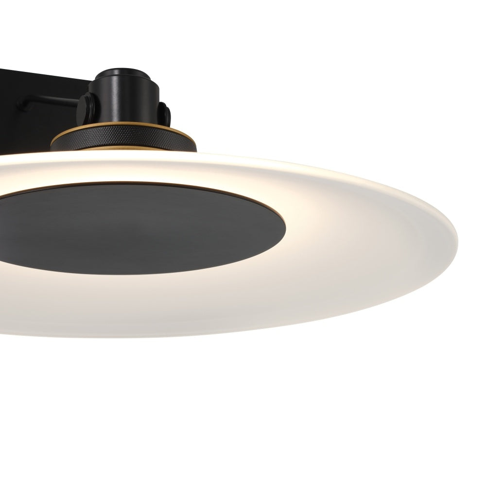 Deckard 16" LED Sconce In Gold and Black