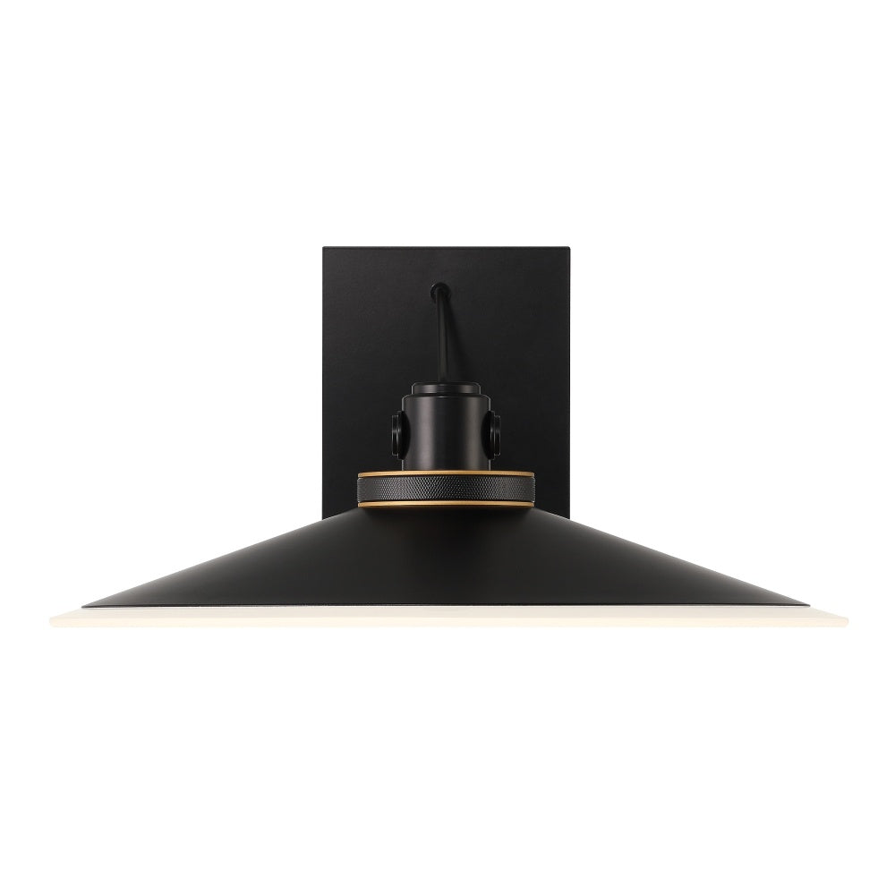 Deckard 16" LED Sconce In Gold and Black
