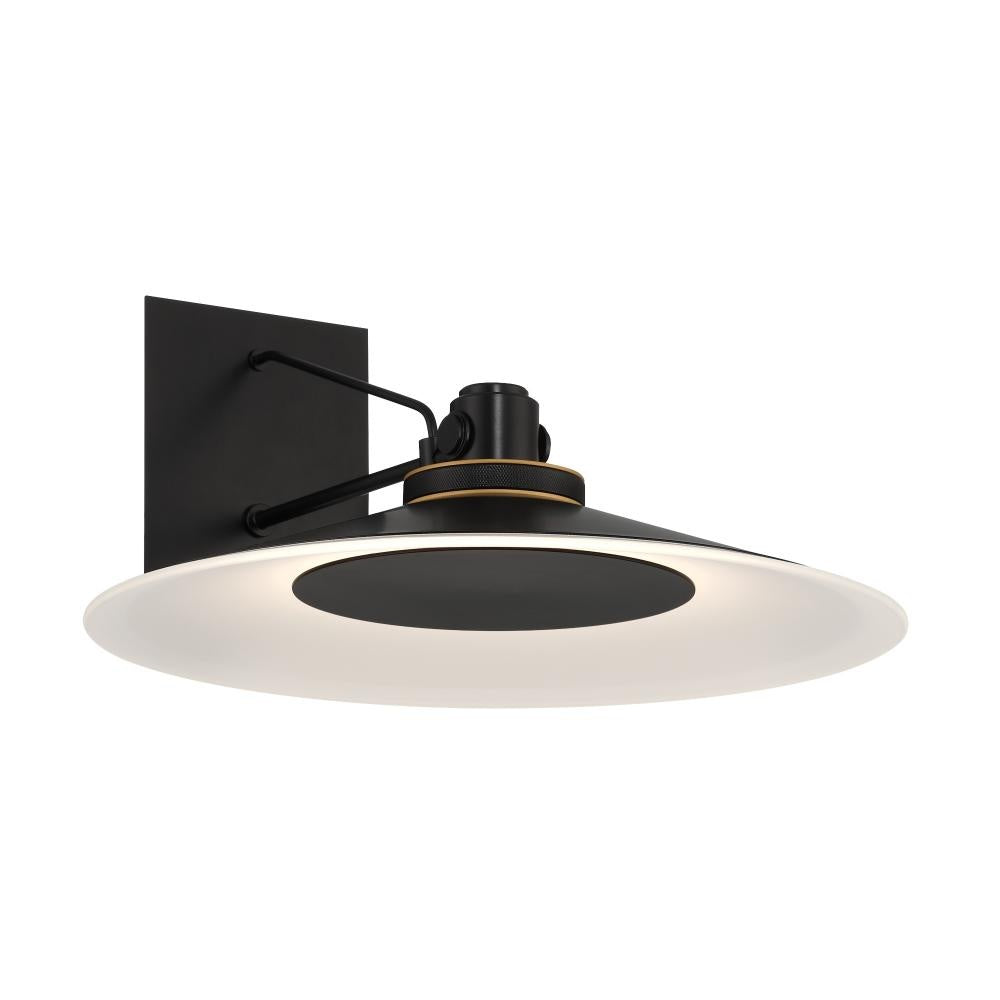 Deckard 16" LED Sconce In Gold and Black