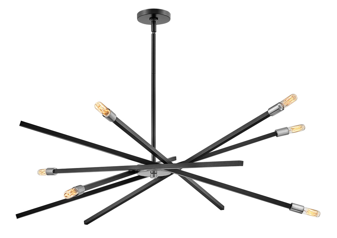 Large Adjustable Single Tier Chandelier