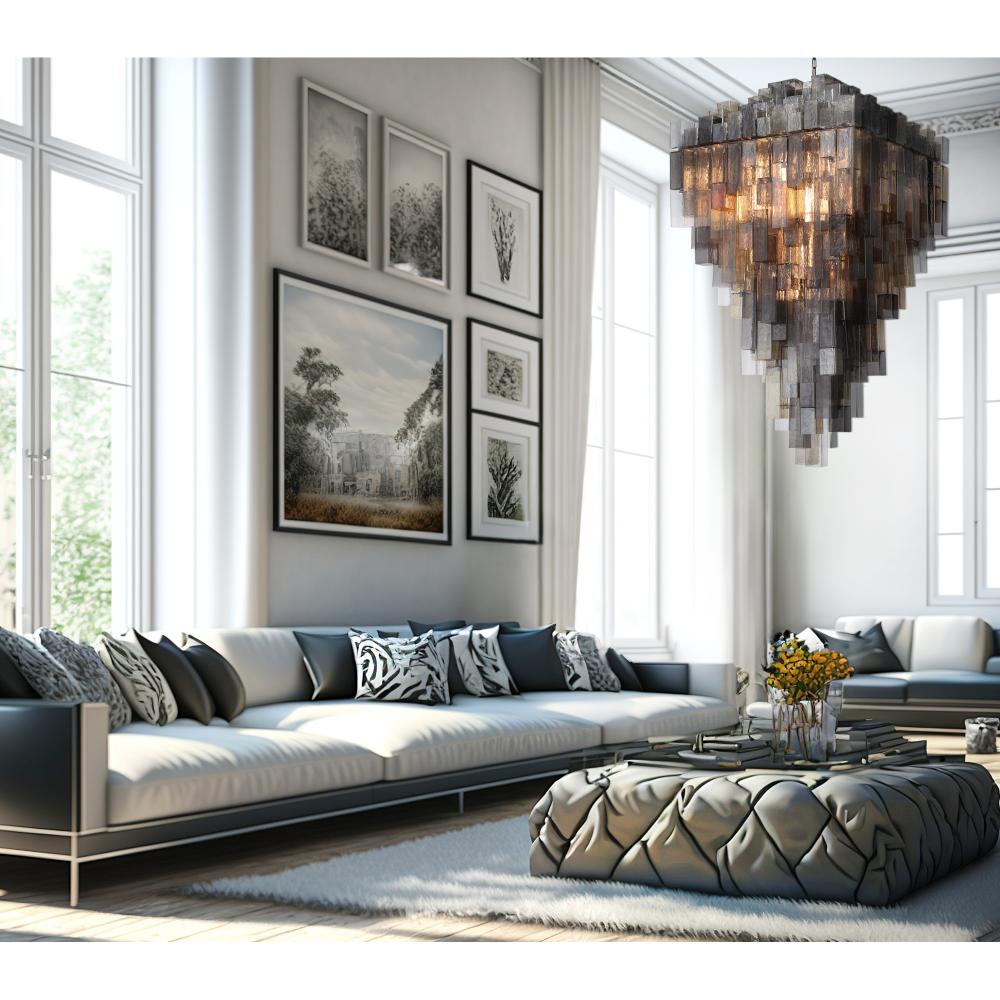 Altesa 59" Chandelier In Chrome