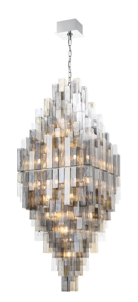 Altesa 96" Chandelier In Chrome