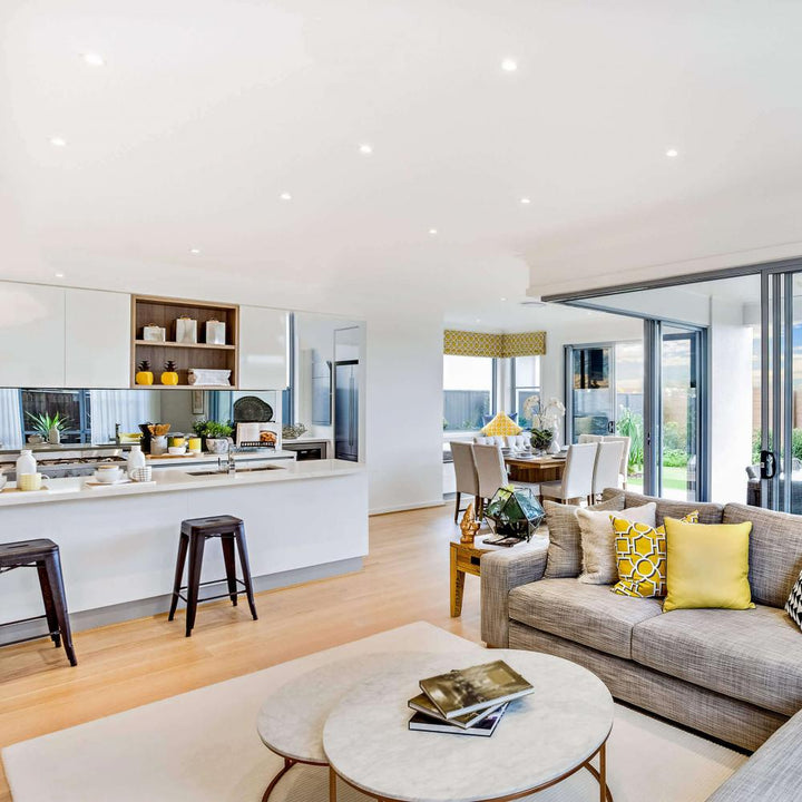 4" Round Panel Light With Dim-To-Warm Technology