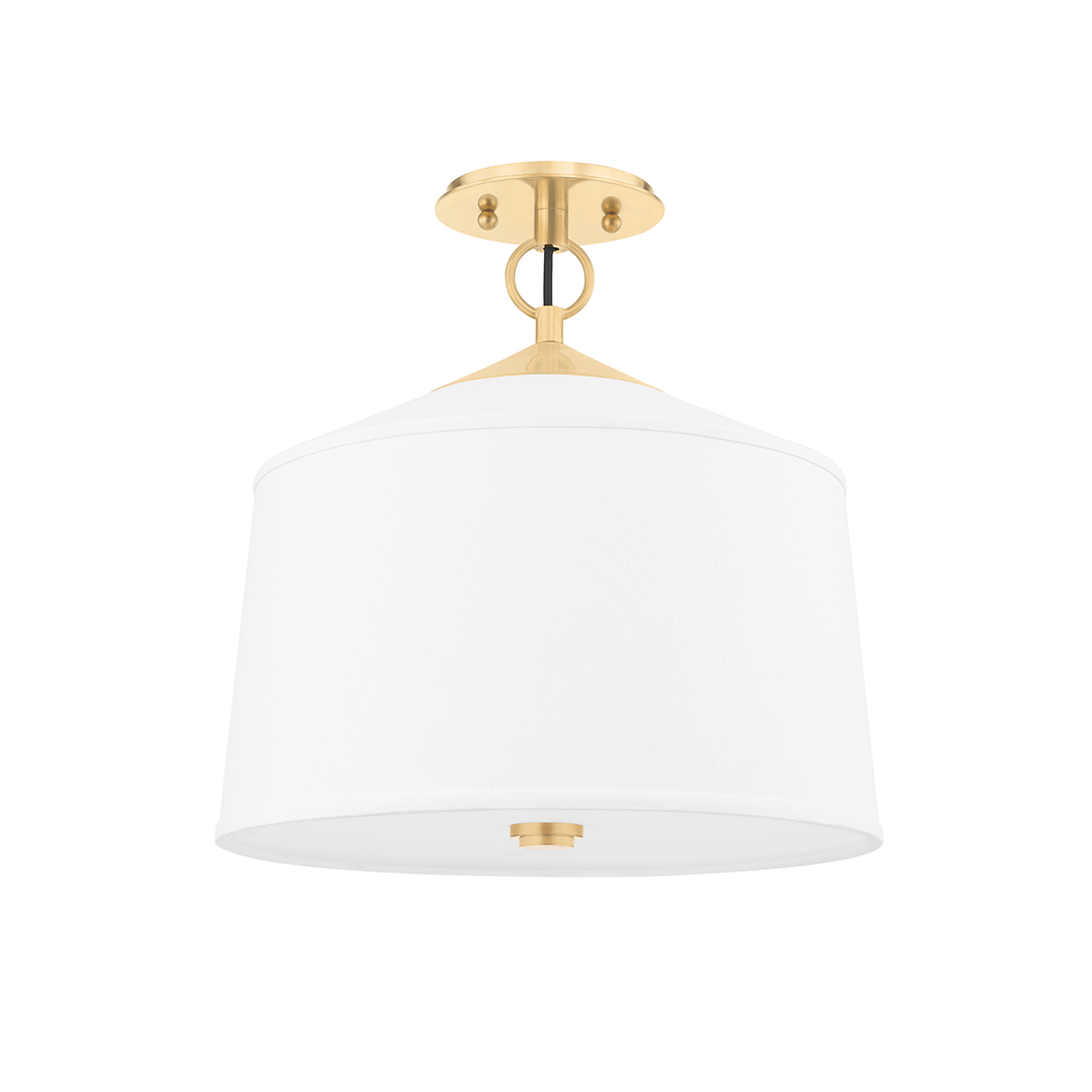 White Plains Semi Flush