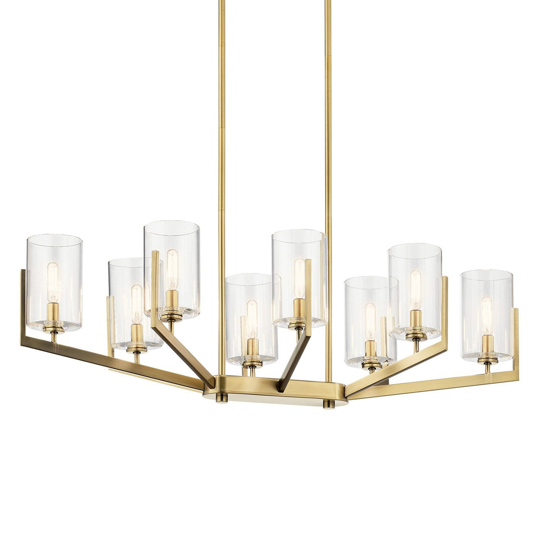 Oval Chandelier 8Lt