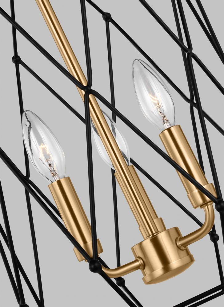 Zarra Medium Three Light Lantern