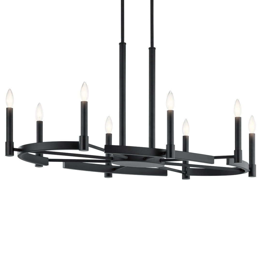 Oval Chandelier 8Lt
