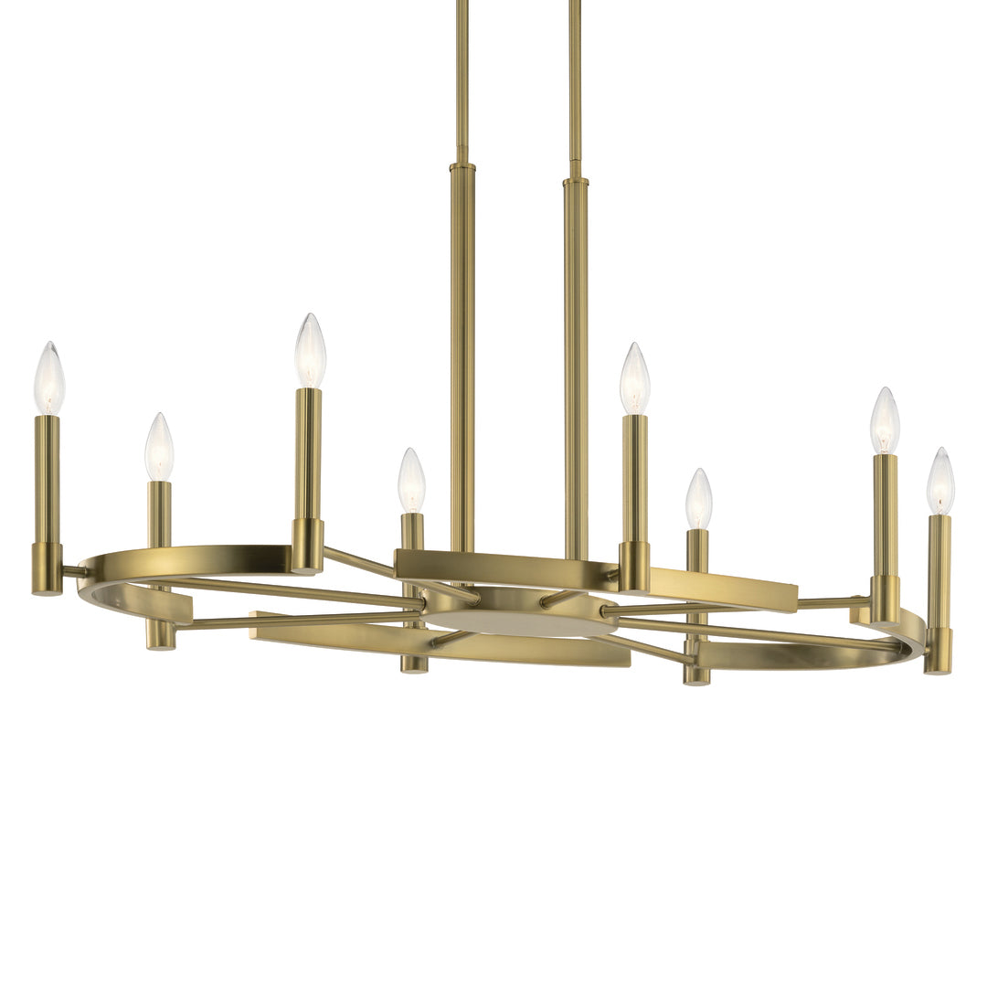 Oval Chandelier 8Lt