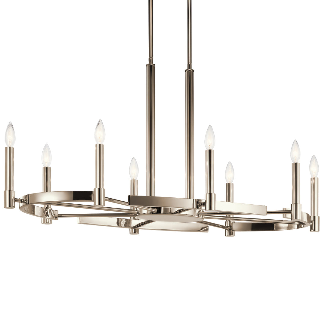Oval Chandelier 8Lt