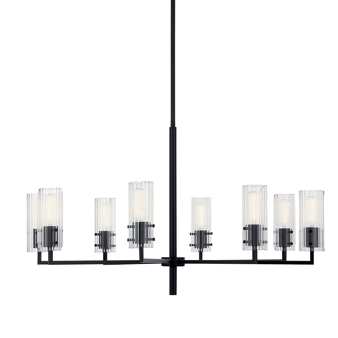 Velestino 40.25" 8-Light Chandelier in Black