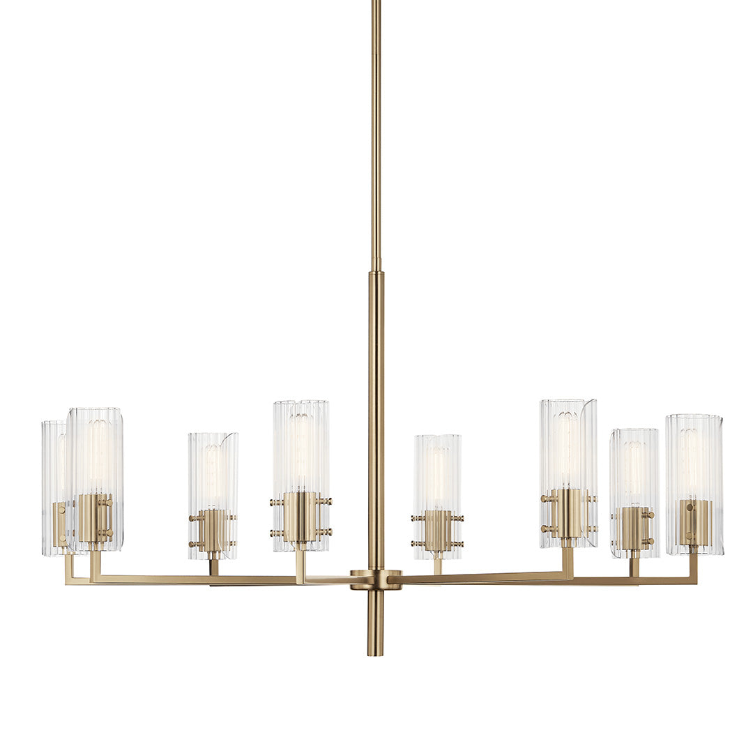 Velestino 40.25" 8-Light Chandelier in Champagne Bronze