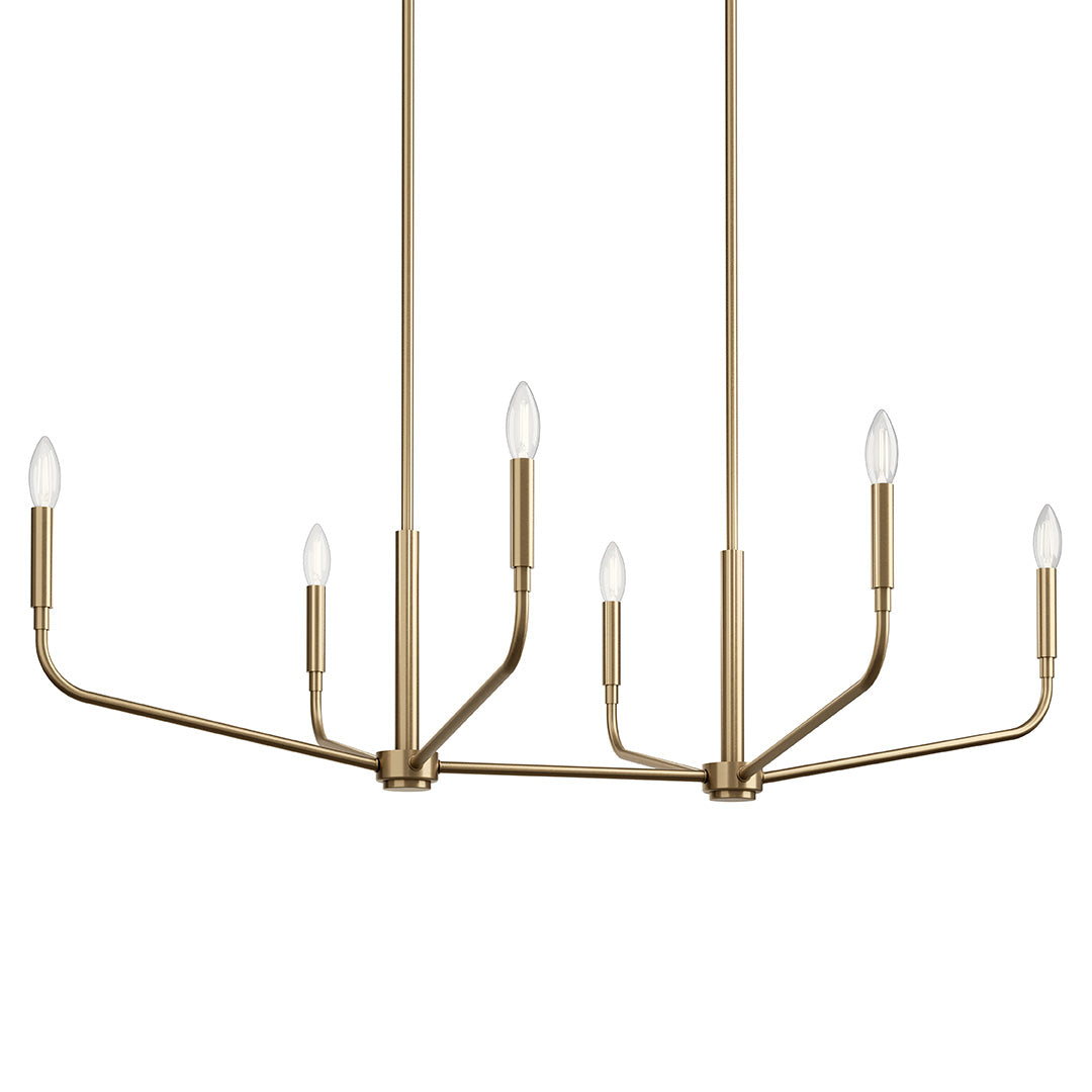 Linear Chandelier 6Lt