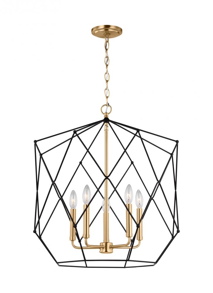 Zarra Large Five Light Lantern
