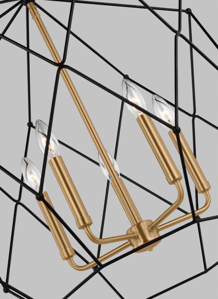 Zarra Large Five Light Lantern