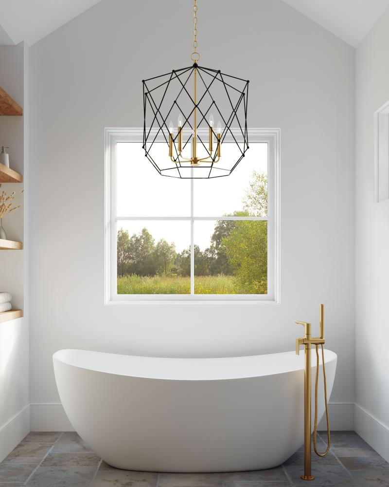 Zarra Large Five Light Lantern