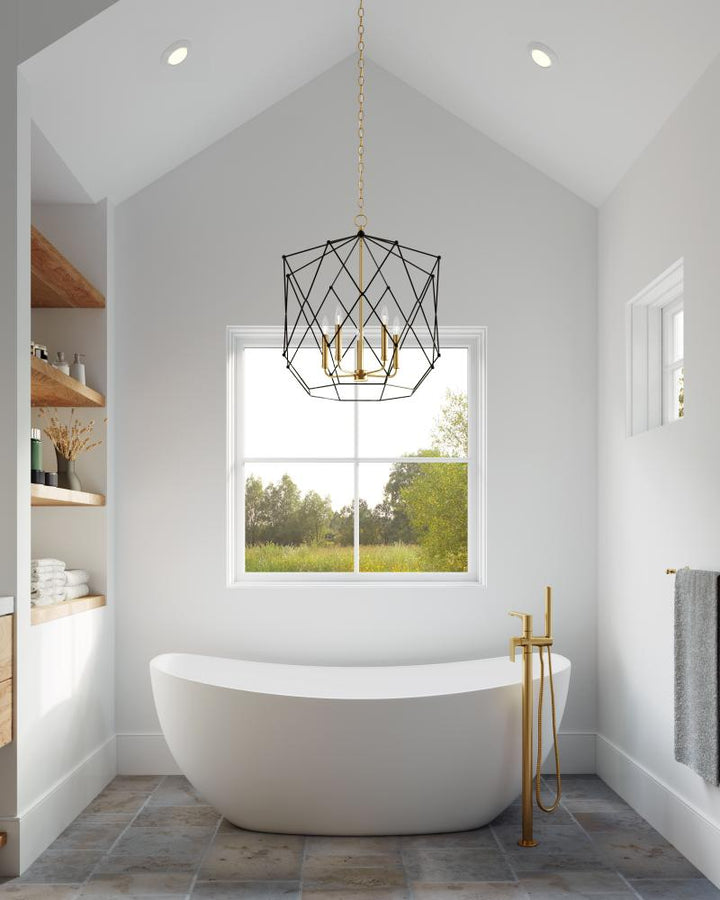 Zarra Large Five Light Lantern