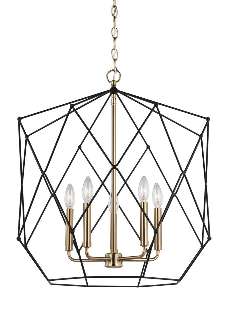 Zarra Large Five Light Lantern