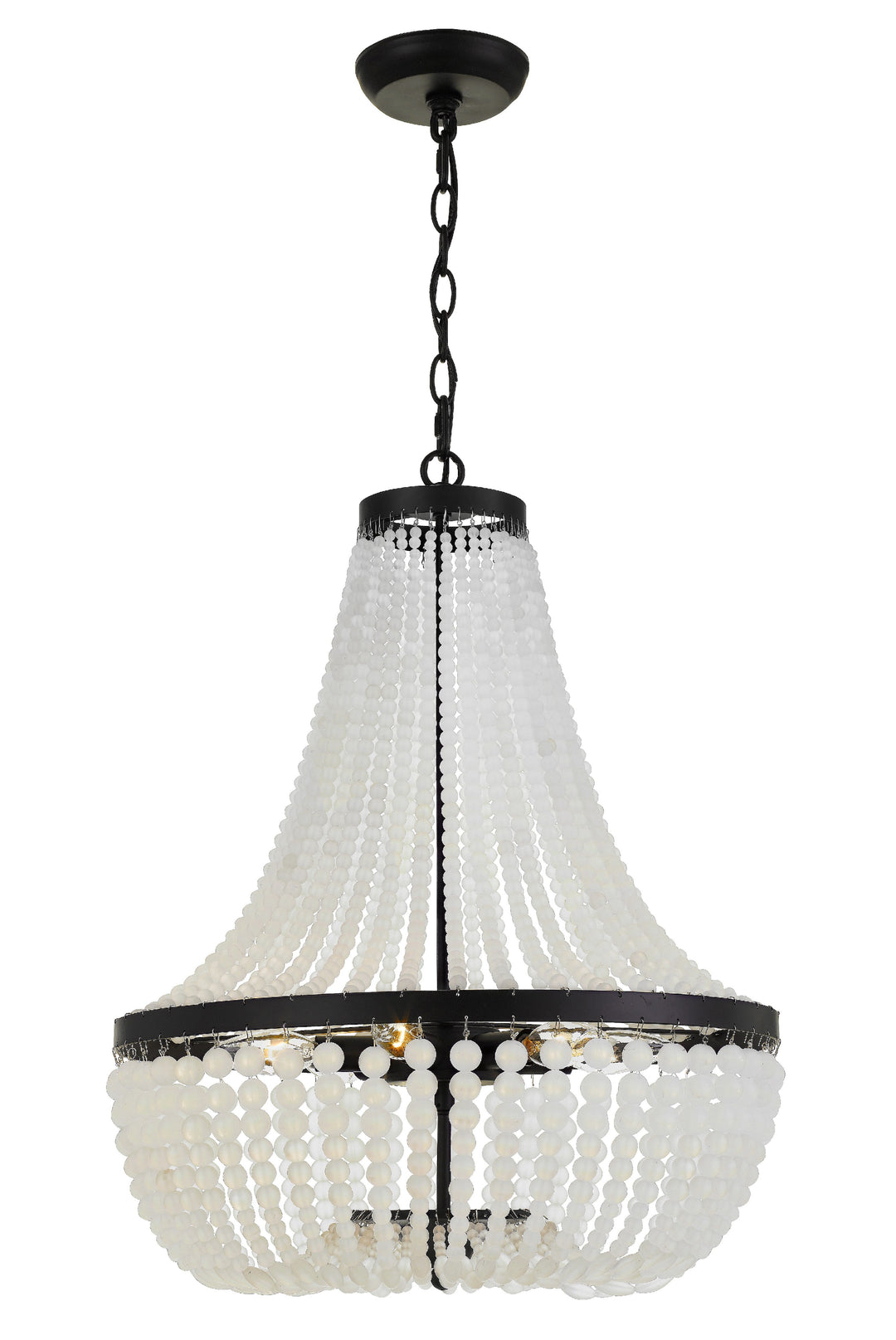Rylee 6 Light Matte Black Chandelier