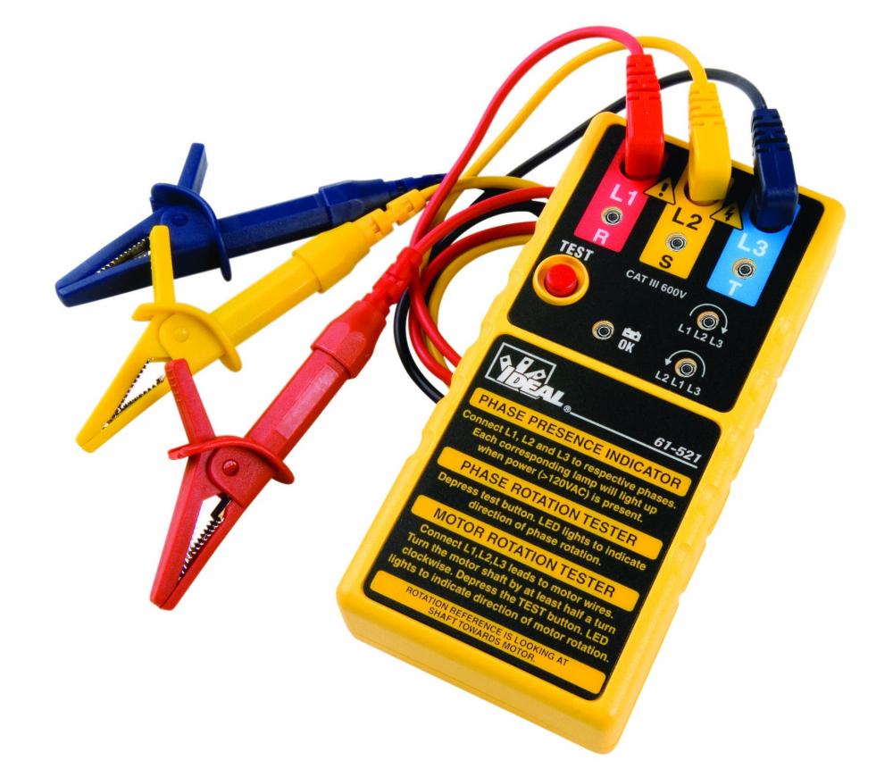 3 PHASE MOTOR ROTATION TESTER