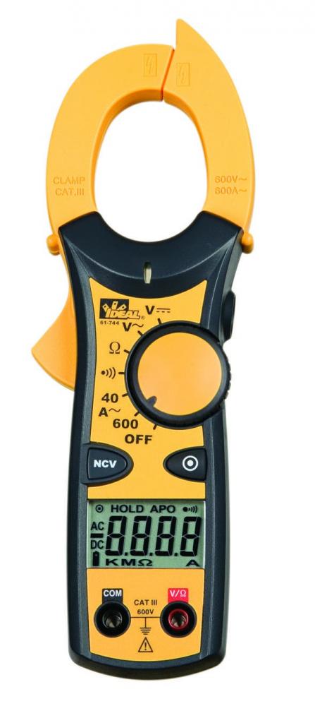 Clamp Meter,Ideal,Clamp-Pro,CAT III-600V,UL 6101