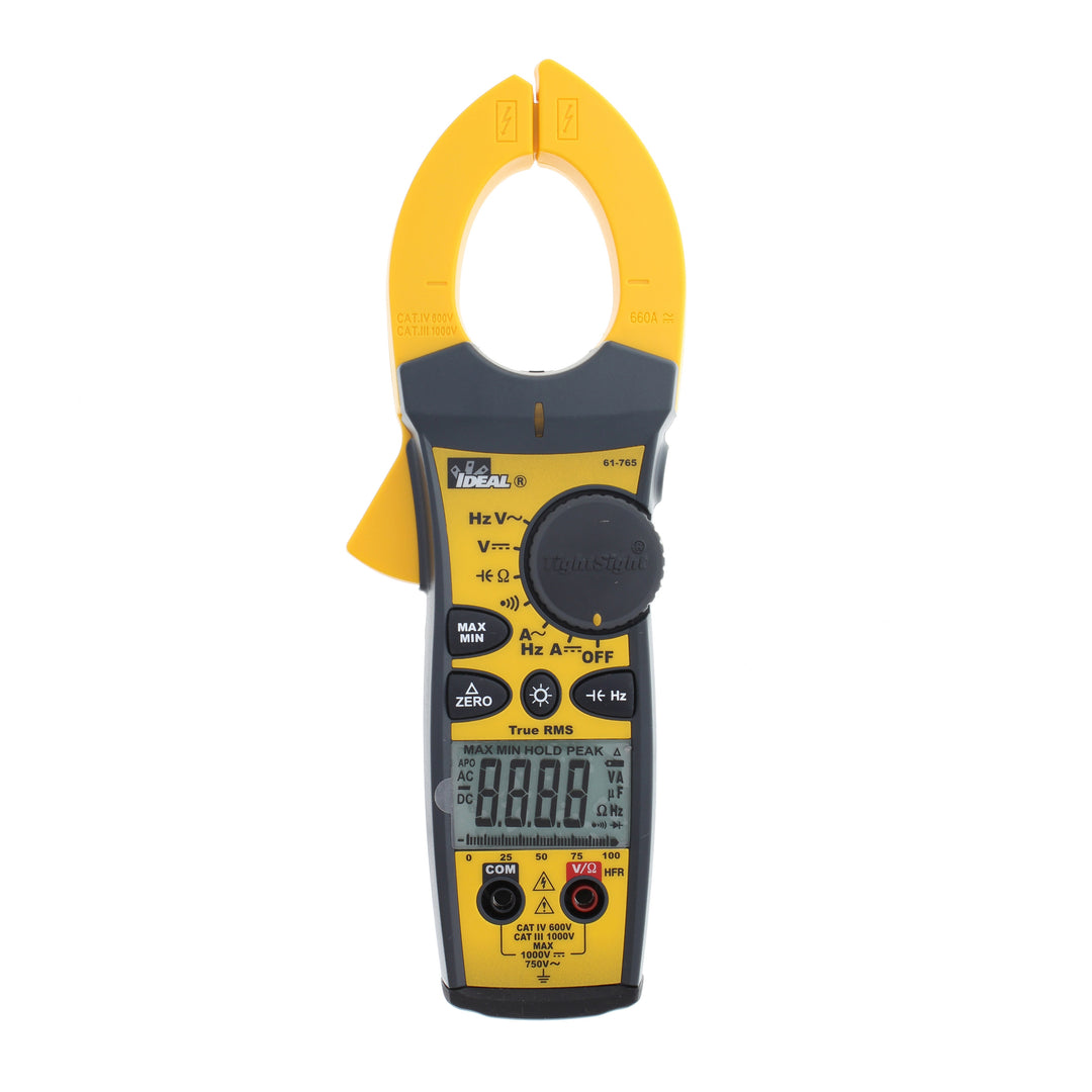Clamp Meter,Ideal,TightSight,760 Series With TRM