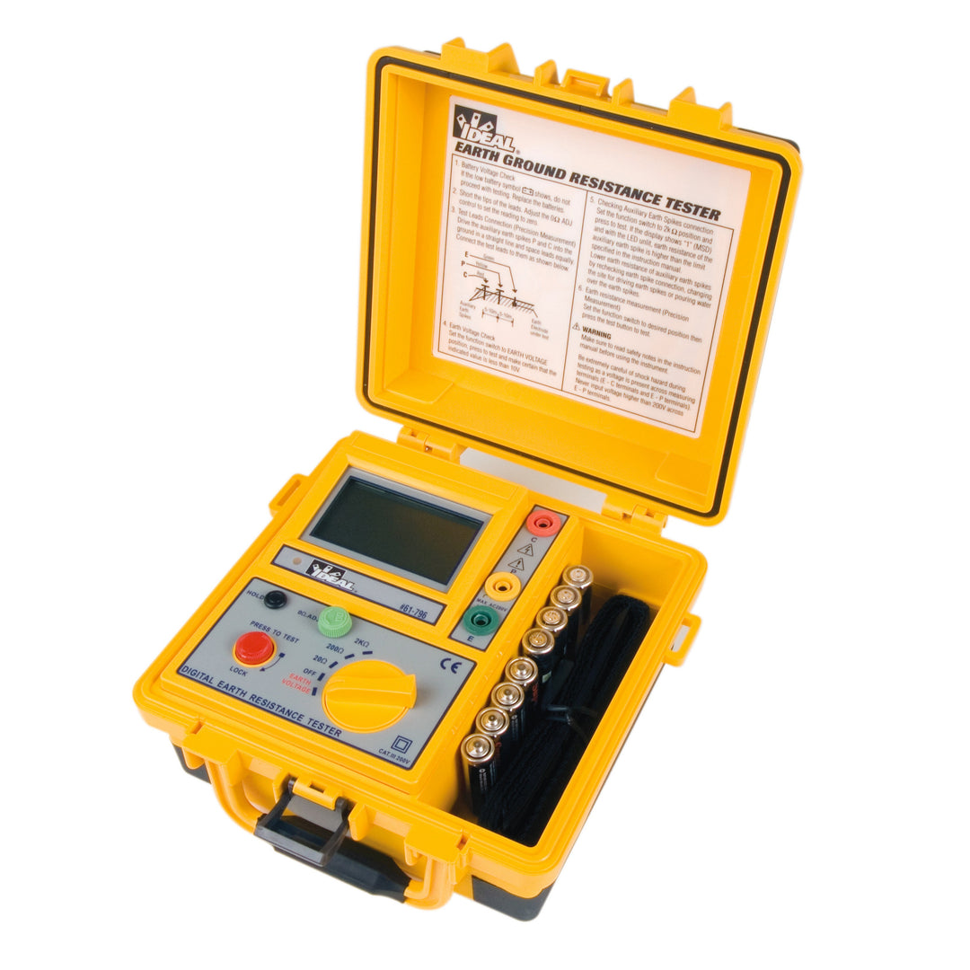 EARTH GROUND TESTER (3-POLE)