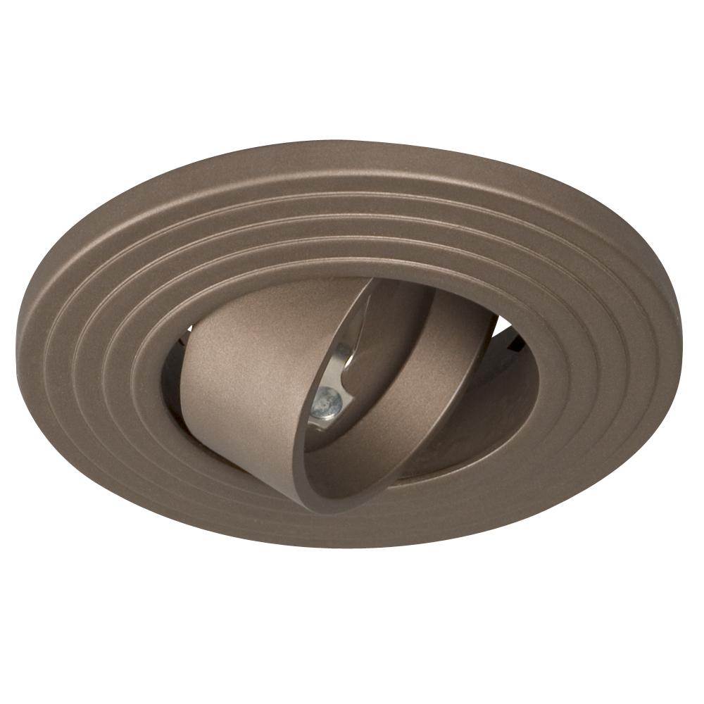 3" Low / Line Voltage Raised Gimbal Ring - Bronze