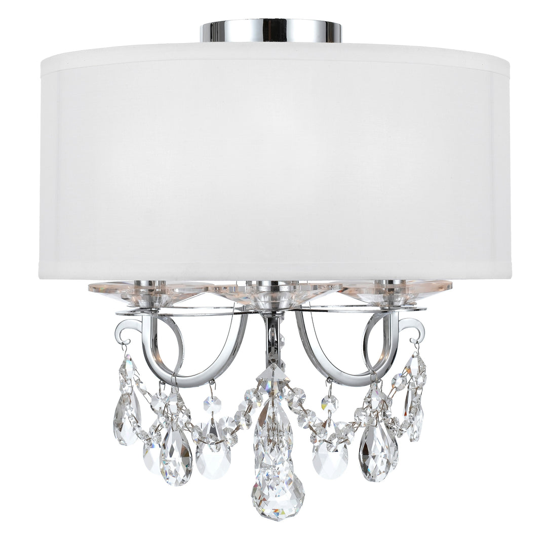 Othello 3 Light Polished Chrome Semi Flush Mount