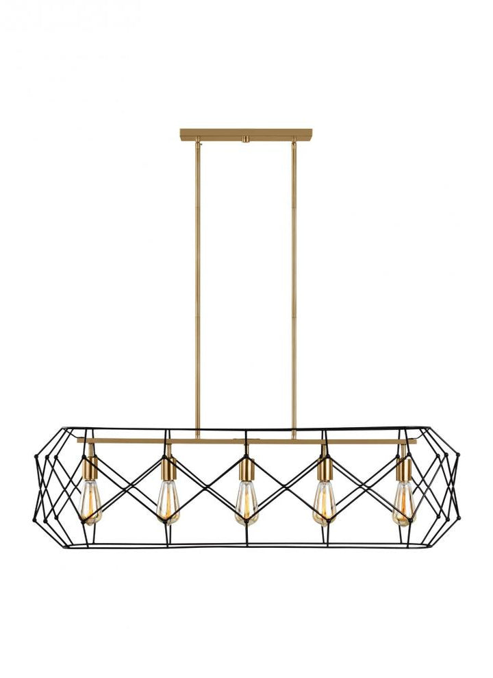 Zarra Five Light Linear