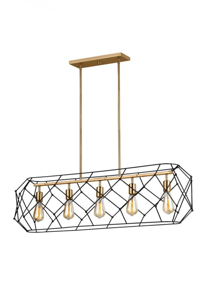 Zarra Five Light Linear