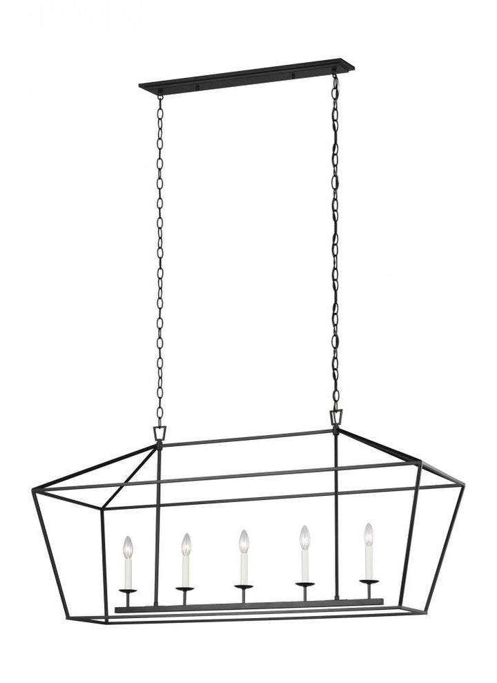 Dianna Five Light Medium Linear Chandelier
