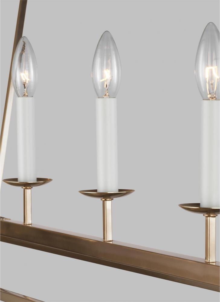 Dianna Five Light Medium Linear Chandelier