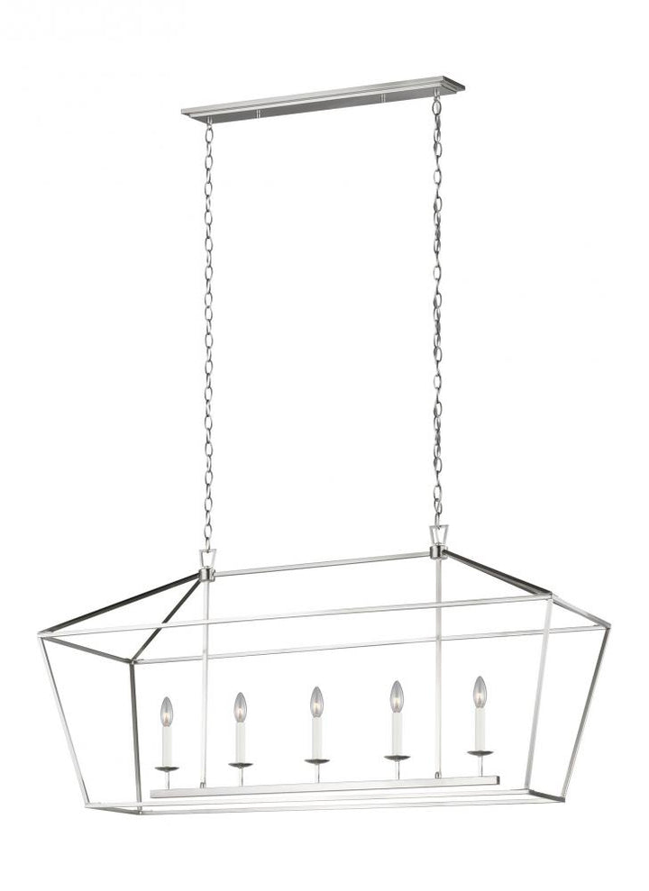 Dianna Five Light Medium Linear Chandelier