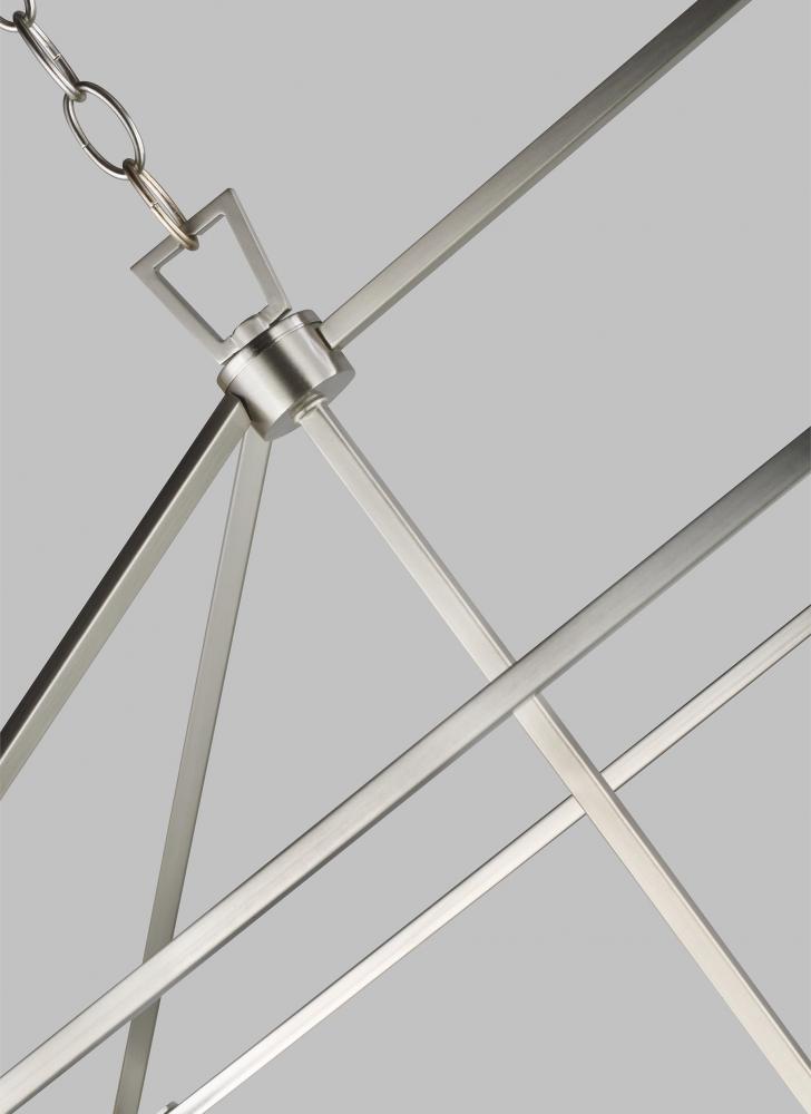 Dianna Five Light Medium Linear Chandelier