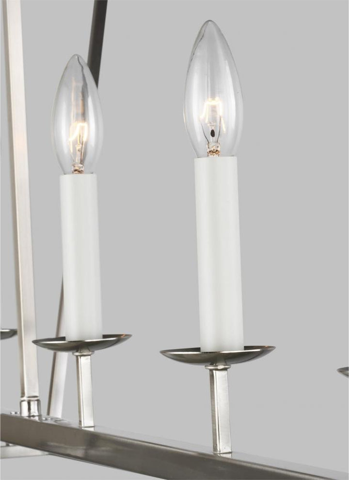 Dianna Five Light Medium Linear Chandelier