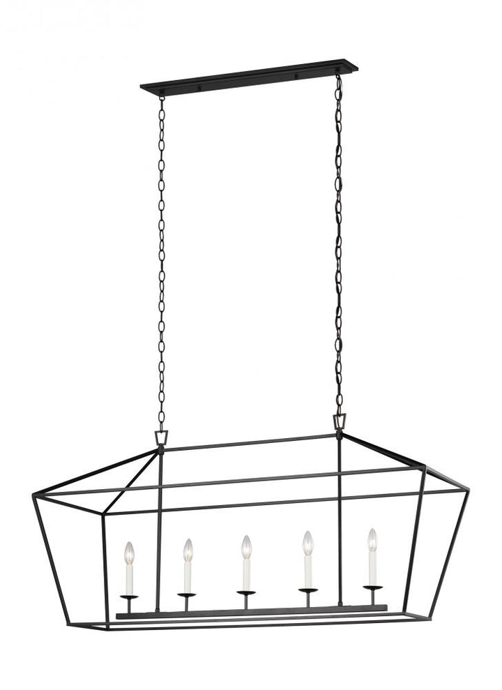 Dianna Five Light Medium Linear Chandelier