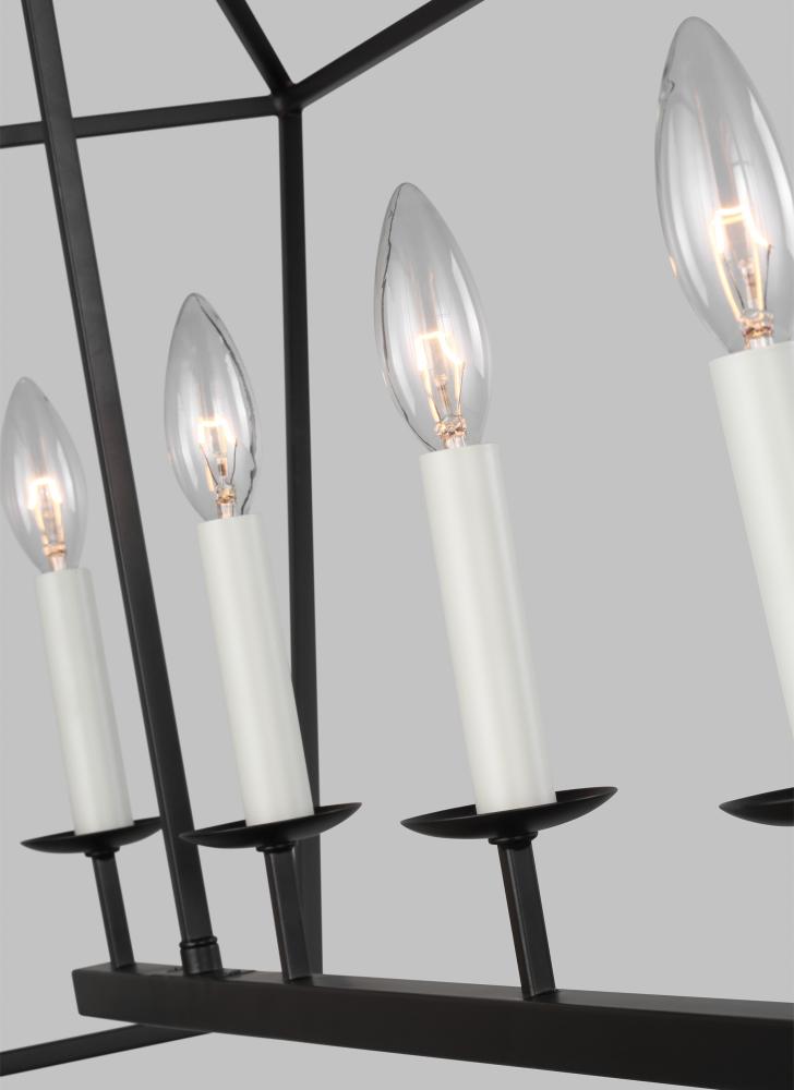 Dianna Five Light Medium Linear Chandelier