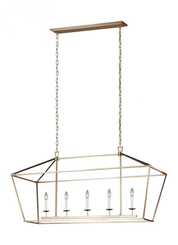 Dianna Five Light Medium Linear Chandelier