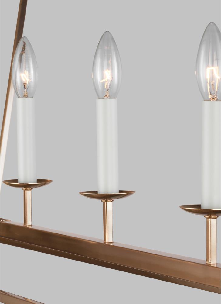 Dianna Five Light Medium Linear Chandelier