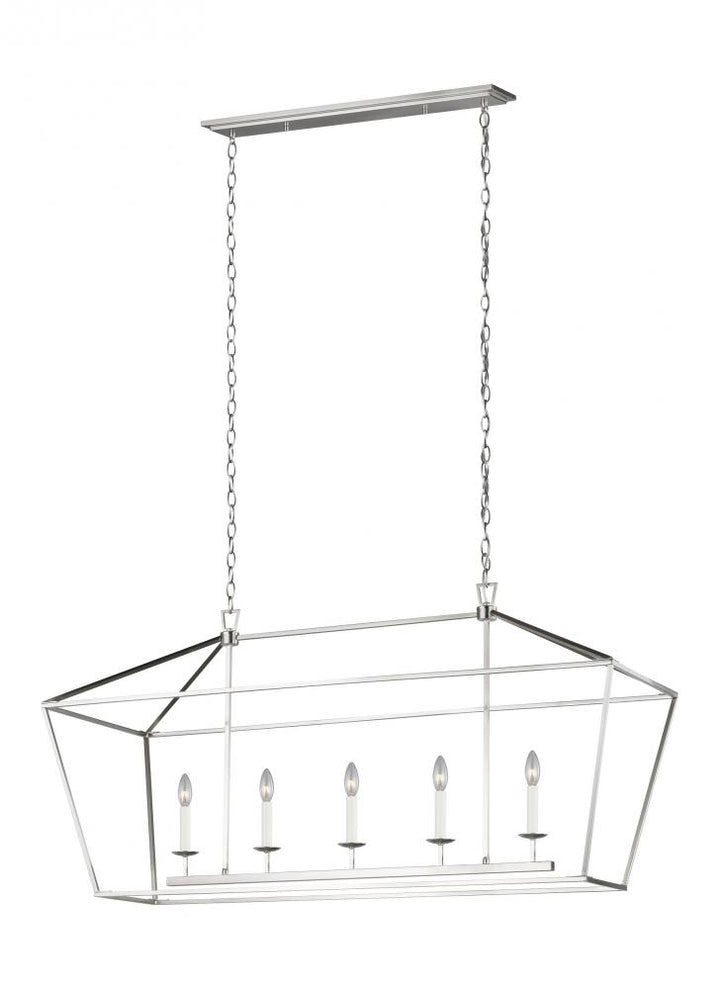 Dianna Five Light Medium Linear Chandelier