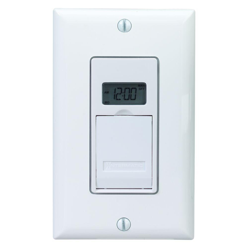 7-Day Standard Programmable Timer, 120 VAC, 12A,