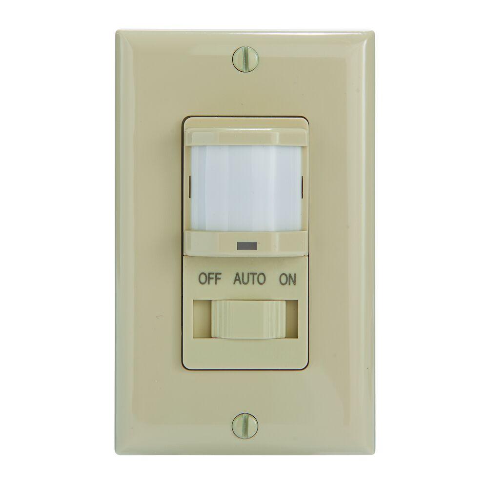Residential In-Wall PIR Occupancy Sensor, No Neu
