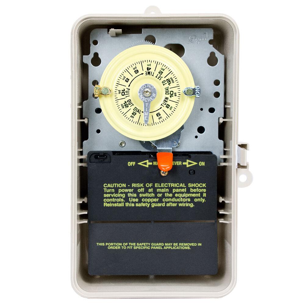 24-Hour 208-277V Mechanical Time Switch, SPDT, T