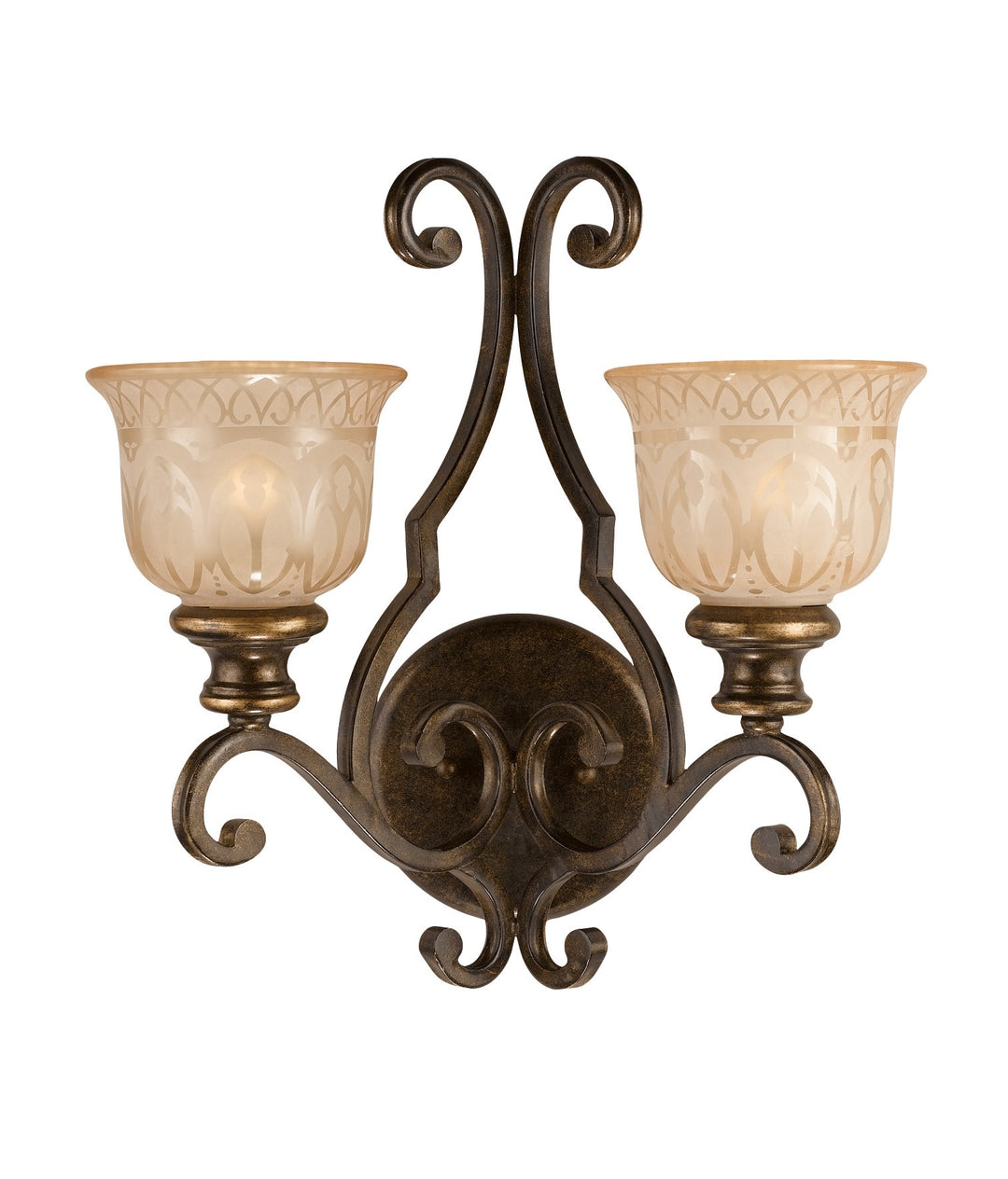 Norwalk 2 Light Bronze Umber Sconce