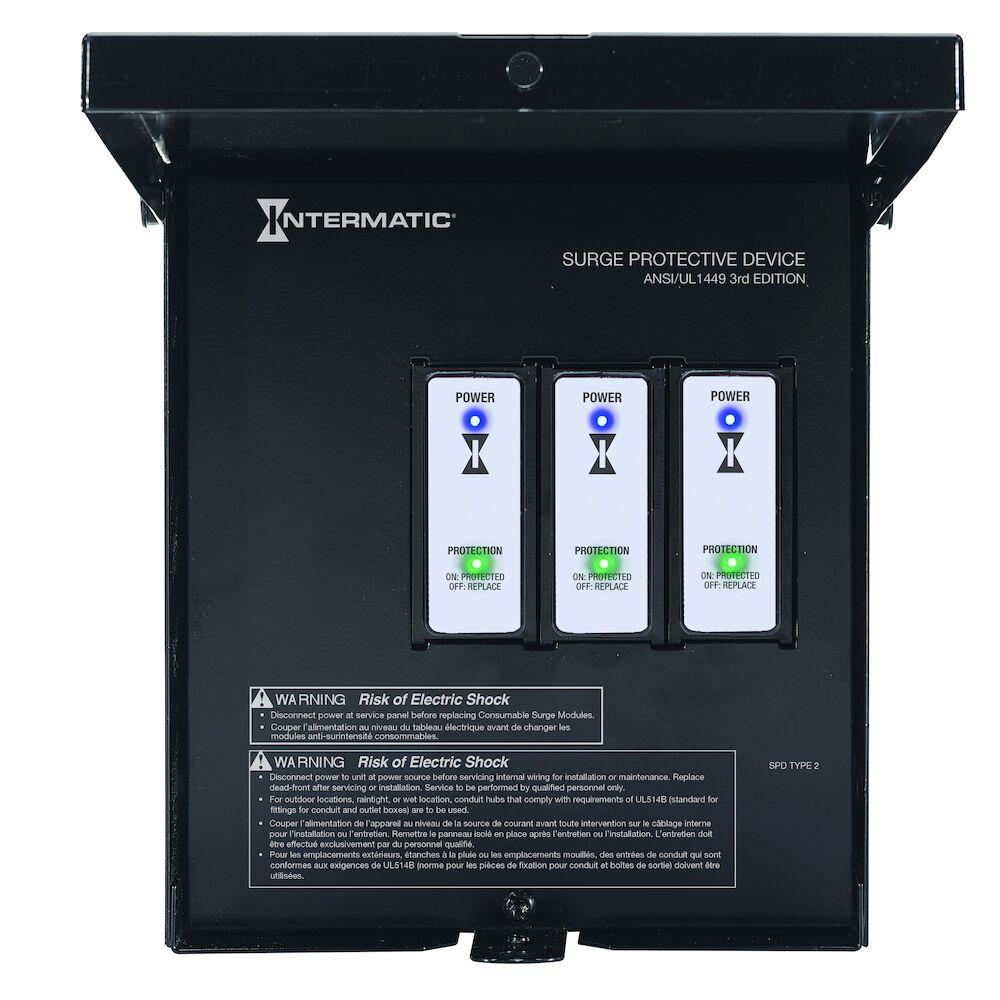 Surge Protective Device, 6-Mode, 120/240 VAC 1Ph