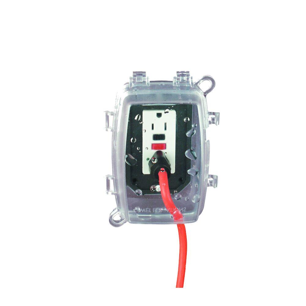 Plastic In-Use Weatherproof Cover, Single-Gang,