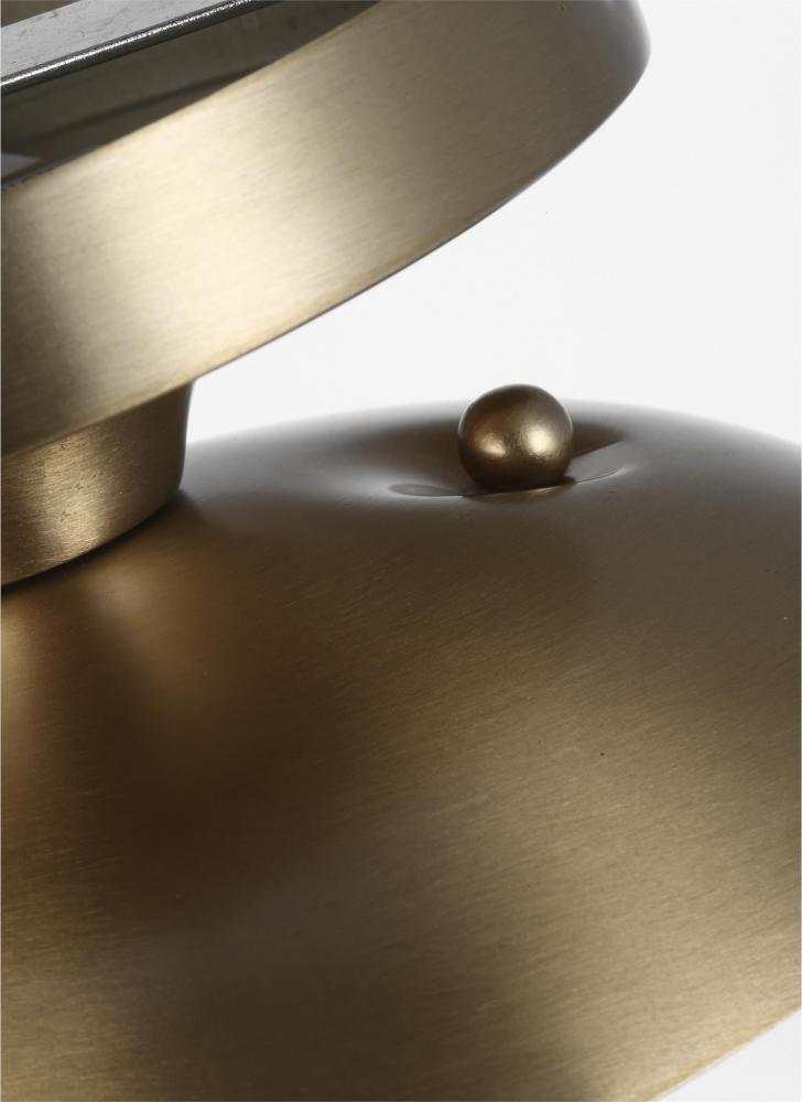 Leo - Hanging Globe One Light Wall / Ceiling Semi-Flush Mount