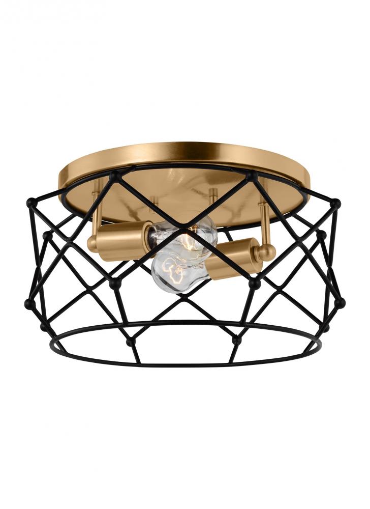Zarra Two Light Flush Mount